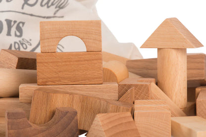 Houten speelblokken 100st Wooden Story