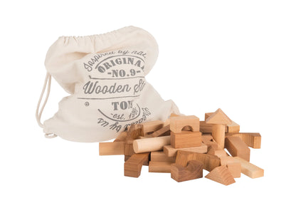 Houten speelblokken 100st Wooden Story